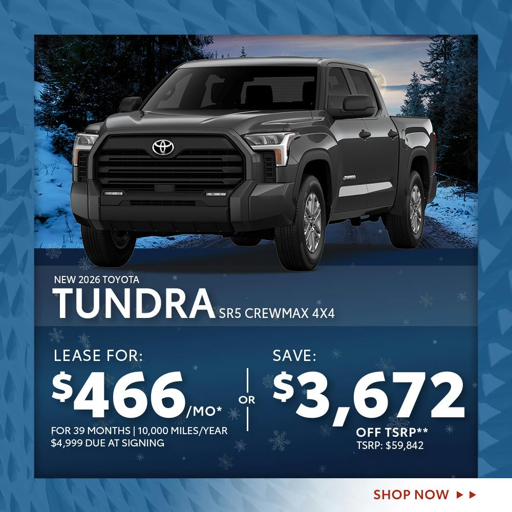 New 2026 Toyota Tundra SR5 CrewMax 4X4