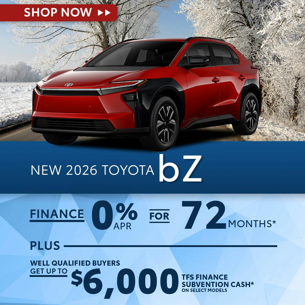 New 2026 Toyota bZ