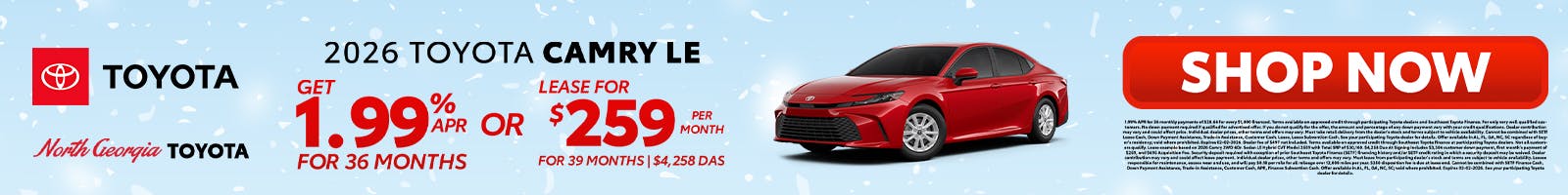 Toyota Camry Special Offer