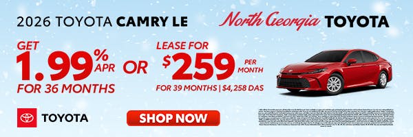 Toyota Camry Special Offer | North Georgia Toyota
