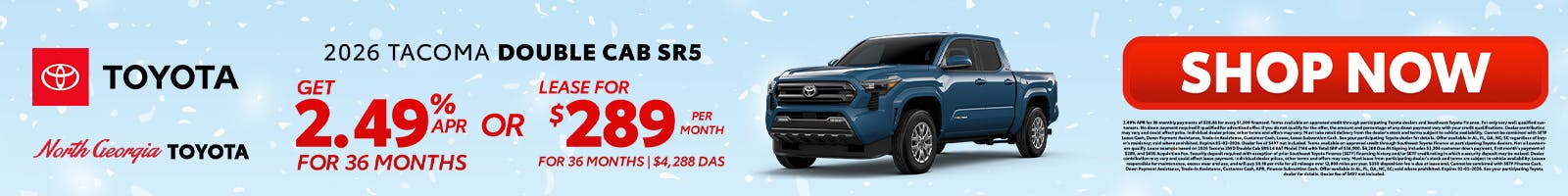 Toyota Tacoma Special Offer