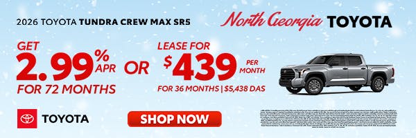 Toyota Tundra Special Offer | North Georgia Toyota