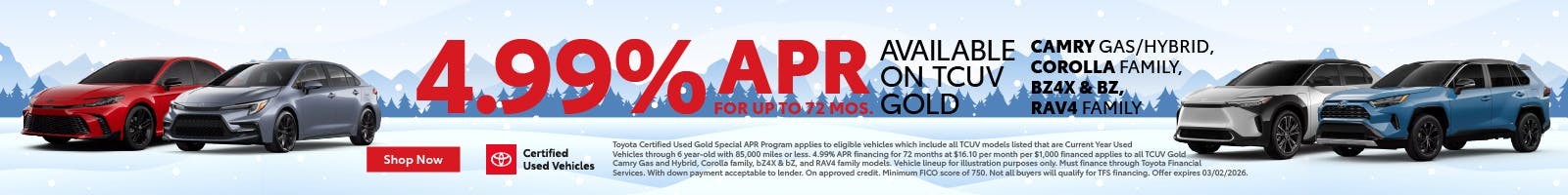 4.99% APR | Priority Toyota Springfield