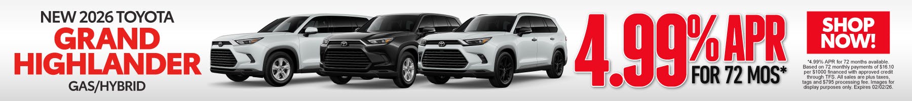 SAM – GRAND HIGHLANDER | Warrenton Toyota