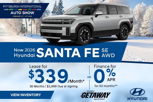 New 2026 Hyundai Santa Fe SE AWD