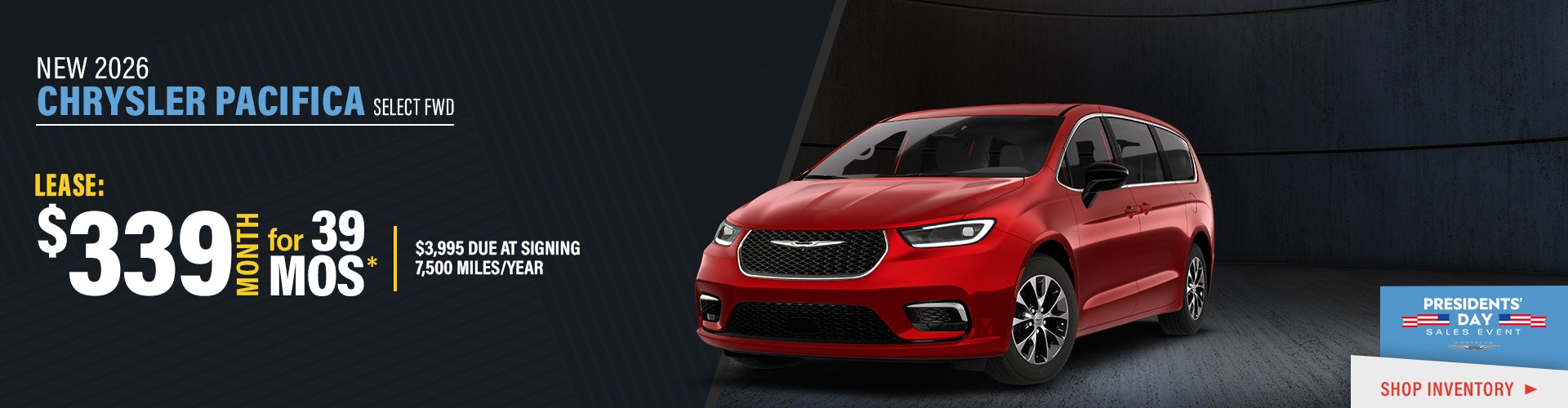 New 2026 Chrysler Pacifica Select FWD