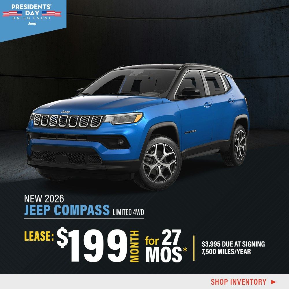 New 2026 Jeep Compass Limited 4WD