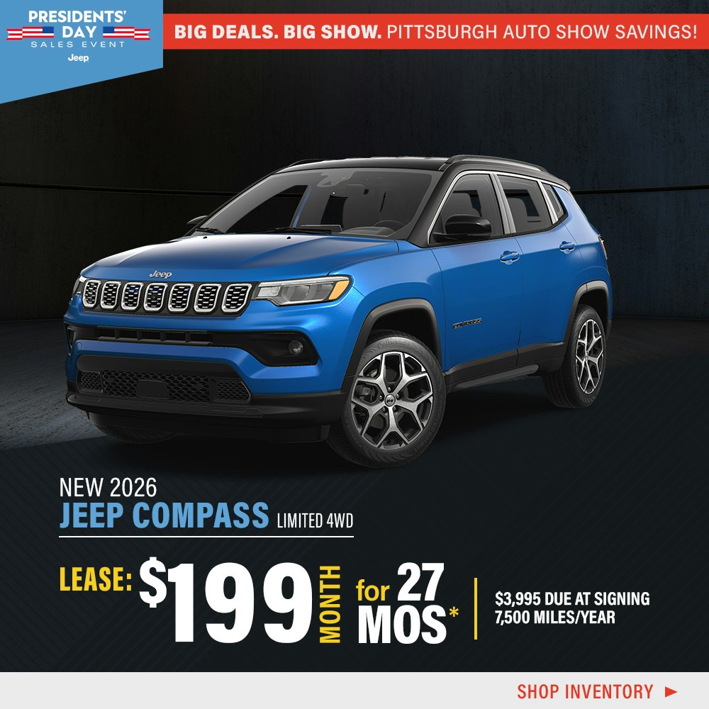 New 2026 Jeep Compass Limited 4WD