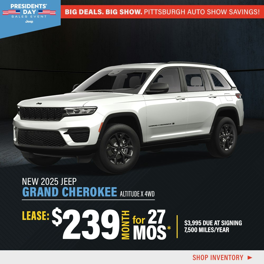 New 2025 Jeep Grand Cherokee Altitude X 4WD