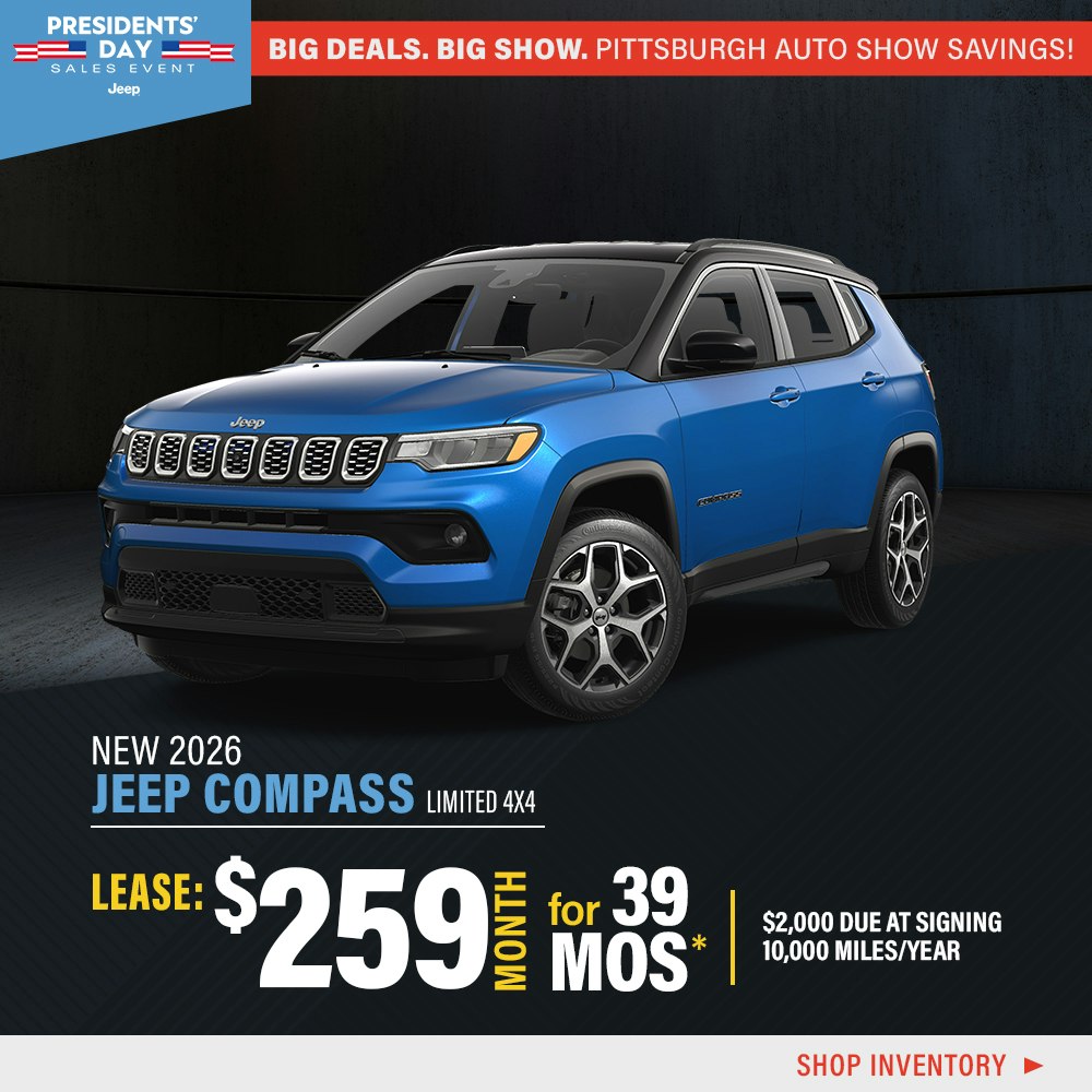 New 2026 Jeep Compass Limited 4X4