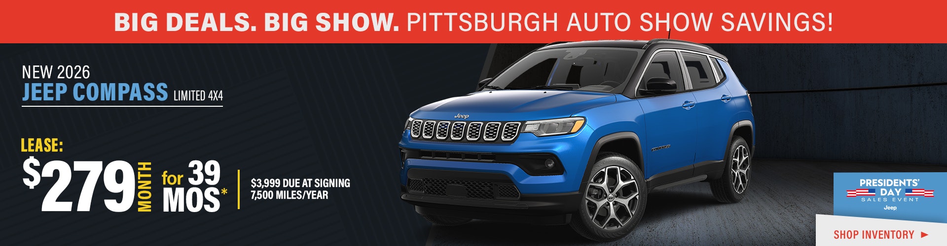 New 2026 Jeep Compass Limited 4X4