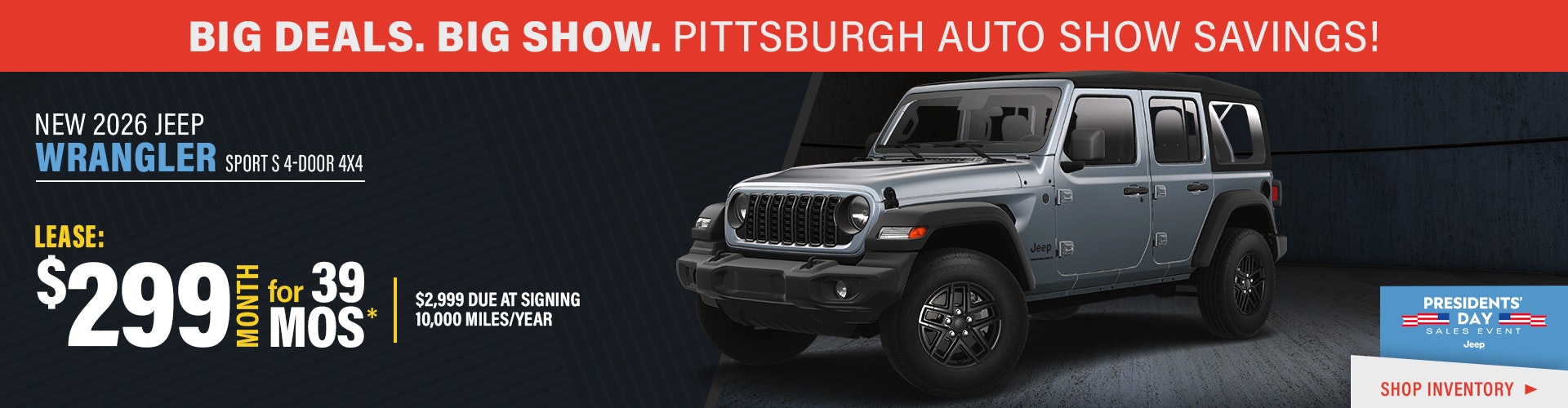 New 2026 Jeep Wrangler Sport S 4-Door 4X4