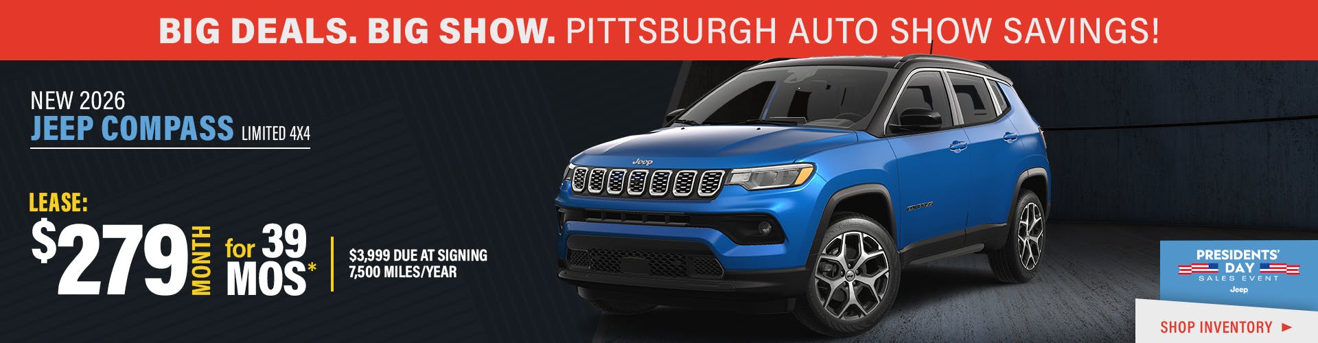 New 2026 Jeep Compass Limited 4X4