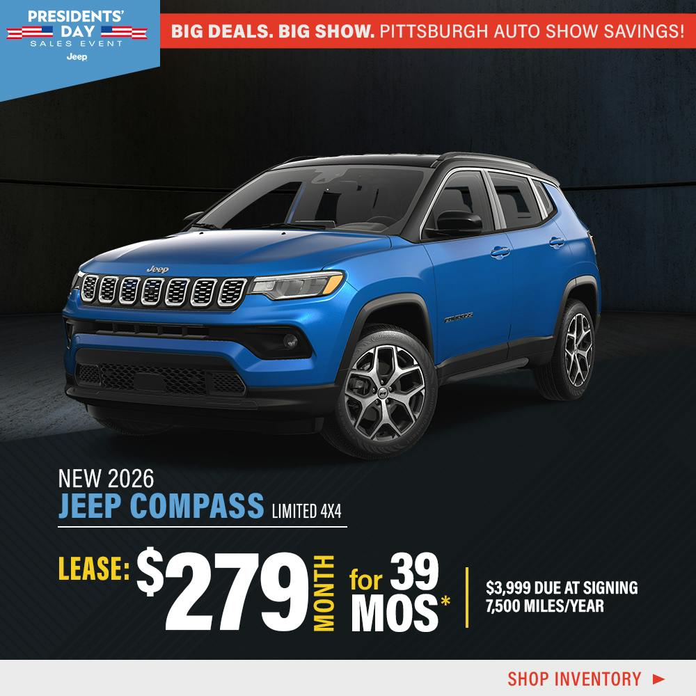 New 2026 Jeep Compass Limited 4X4