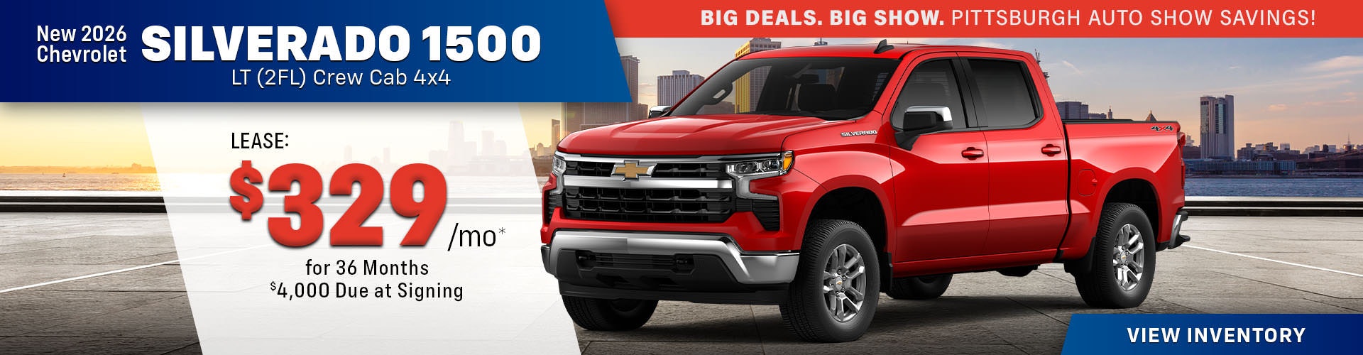 New 2026 Chevrolet Silverado 1500 LT (2FL) Crew Cab 4X4