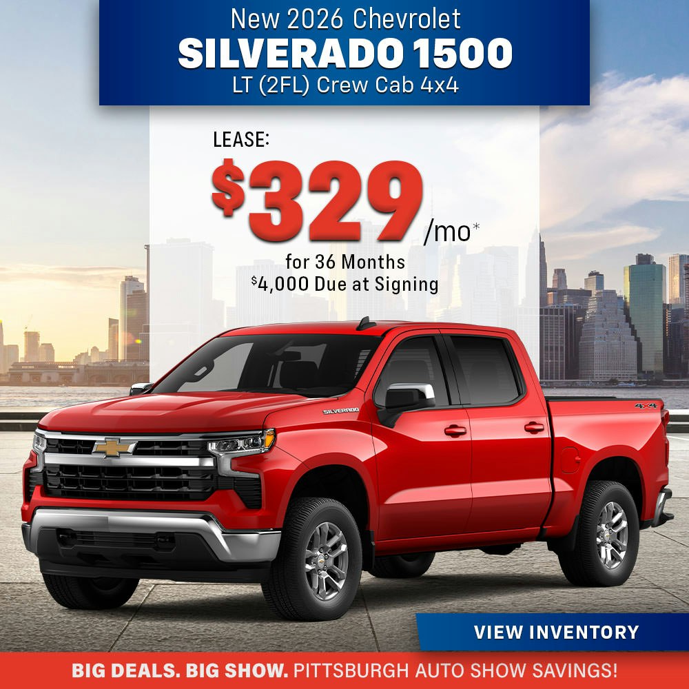 New 2026 Chevrolet Silverado 1500 LT (2FL) Crew Cab 4X4