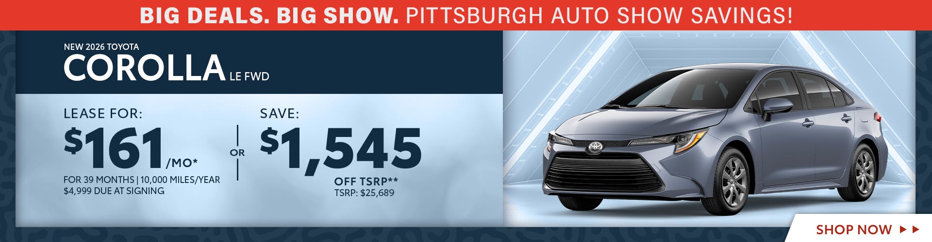 New 2026 Toyota Corolla LE FWD