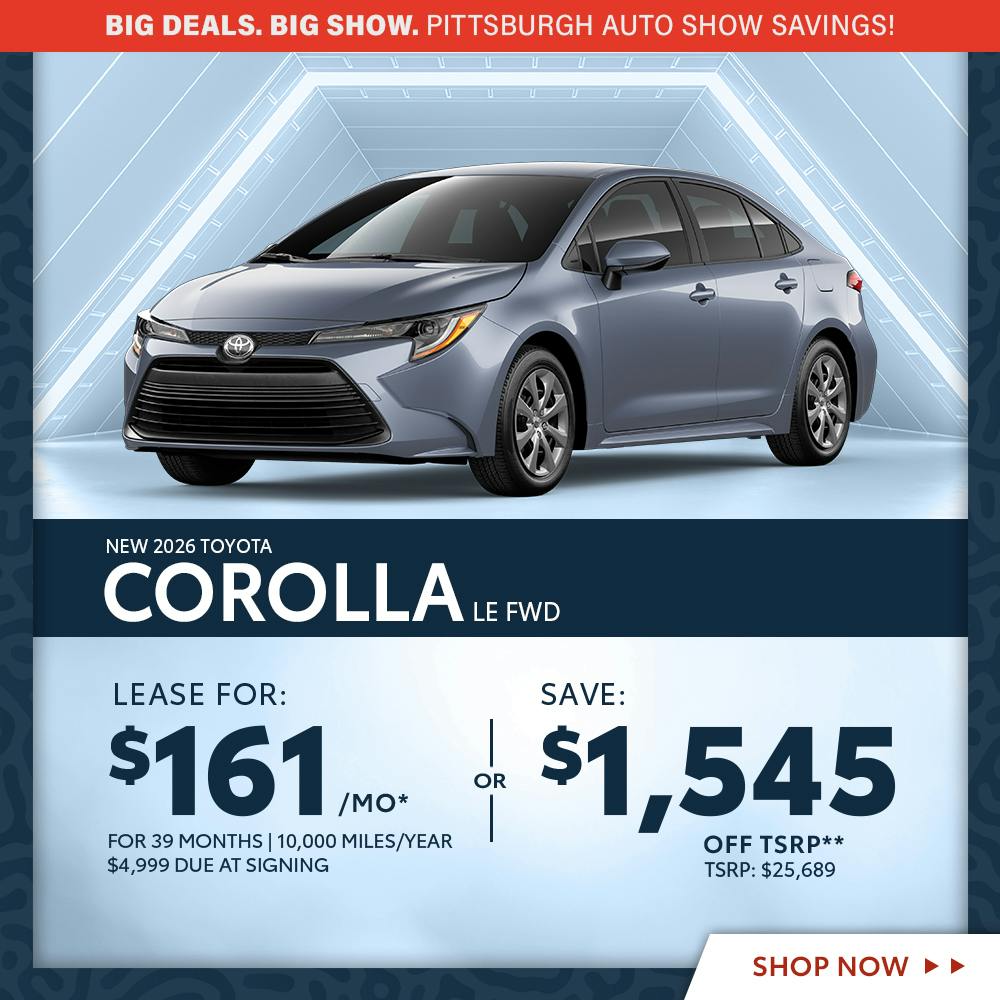 New 2026 Toyota Corolla LE FWD
