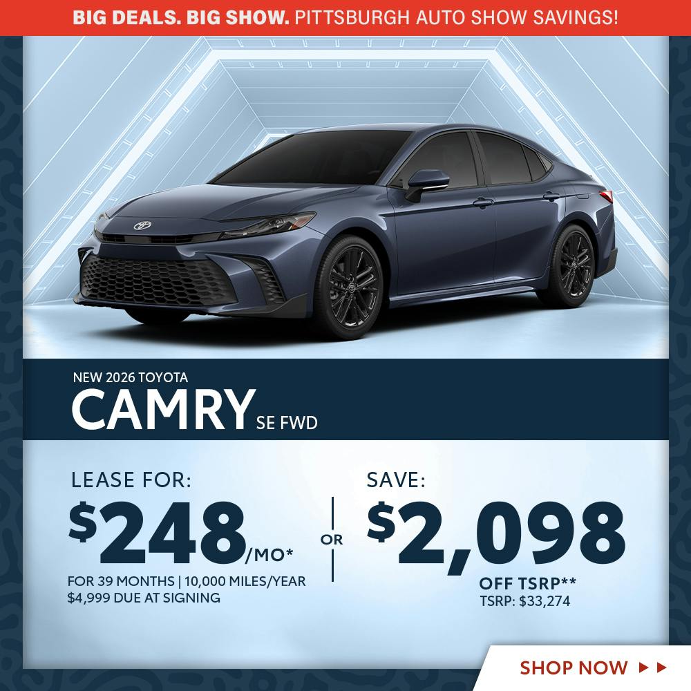 New 2026 Toyota Camry SE FWD