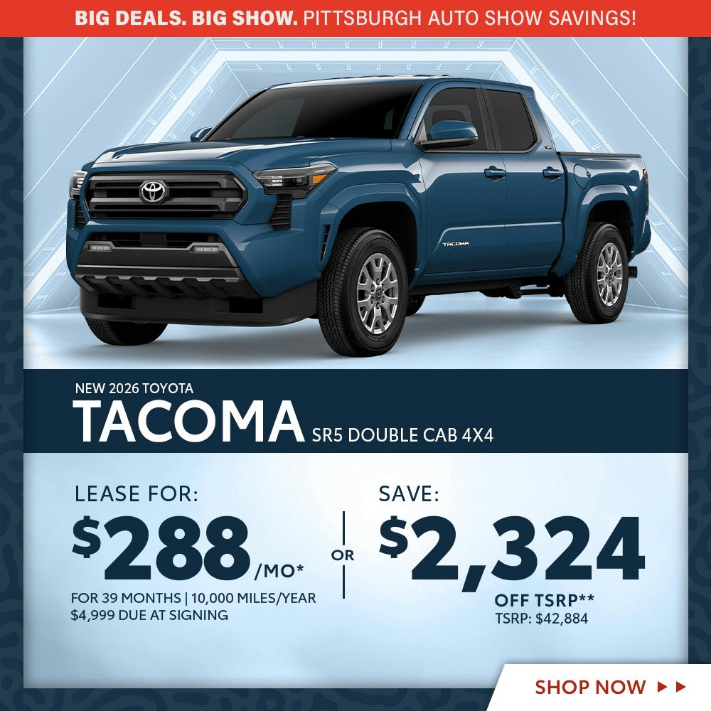 New 2026 Toyota Tacoma SR5 Double Cab 4X4