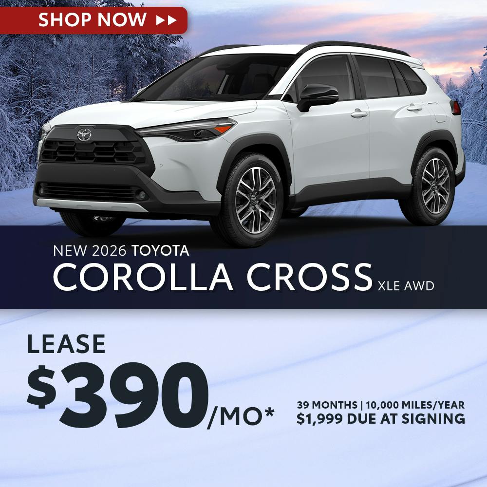 New 2026 Toyota Corolla Cross XLE AWD