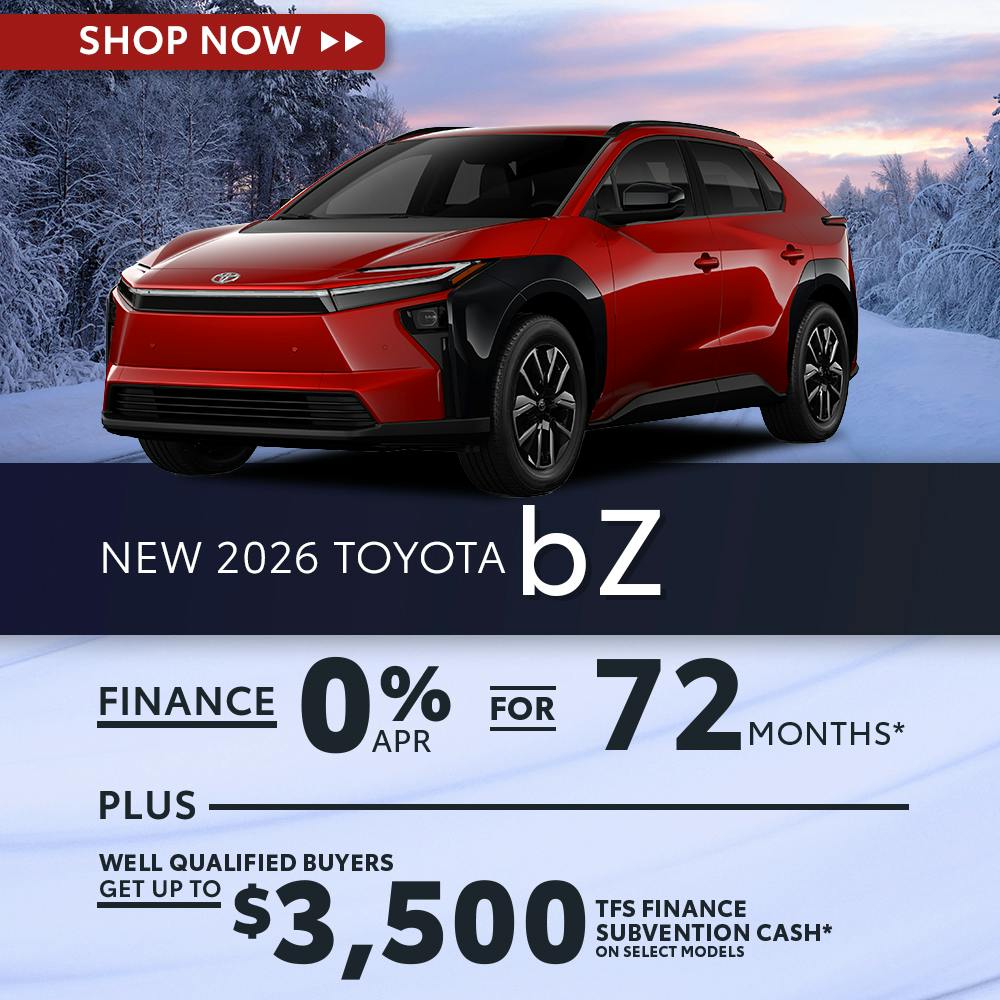 New 2026 Toyota bZ