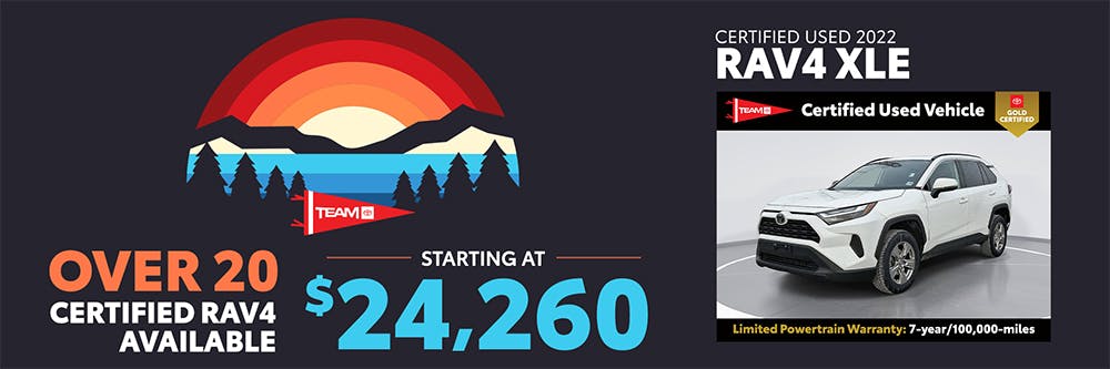 Over 20 Certified Rav4 Available | Team Toyota of Princeton