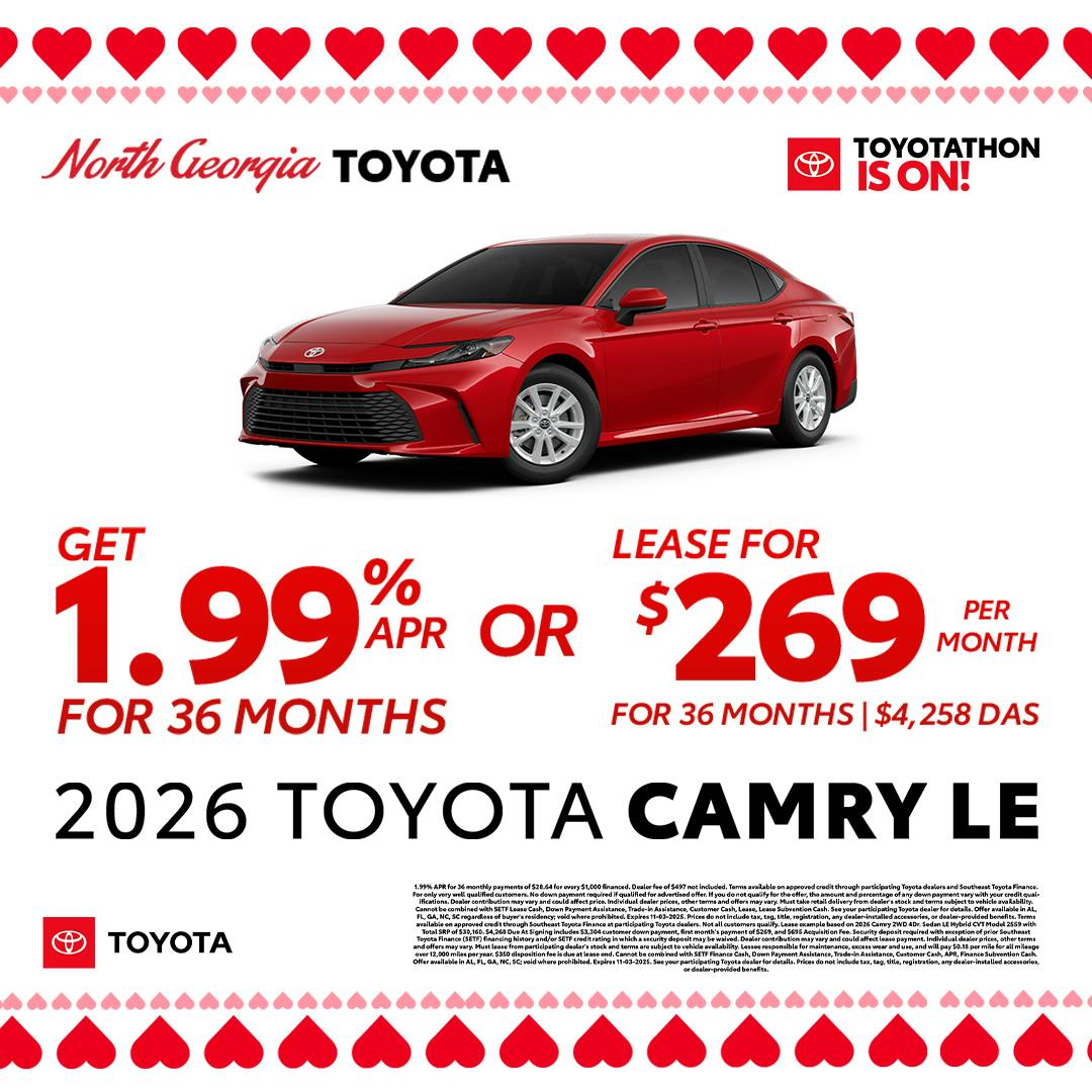 Toyota Camry Special Offer