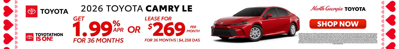 Toyota Camry Special Offer