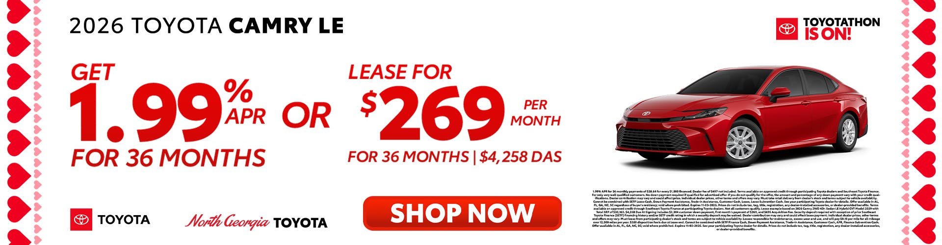 Toyota Camry Special Offer