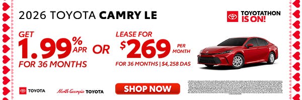 Toyota Camry Special Offer | North Georgia Toyota