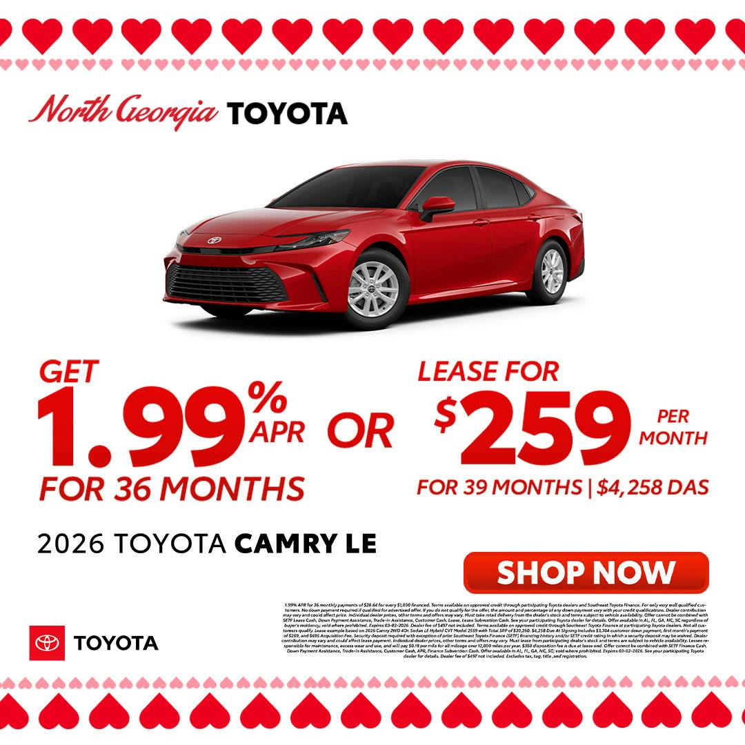 Toyota Camry Special Offer