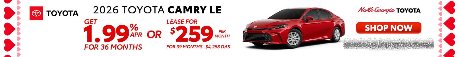 Toyota Camry Special Offer