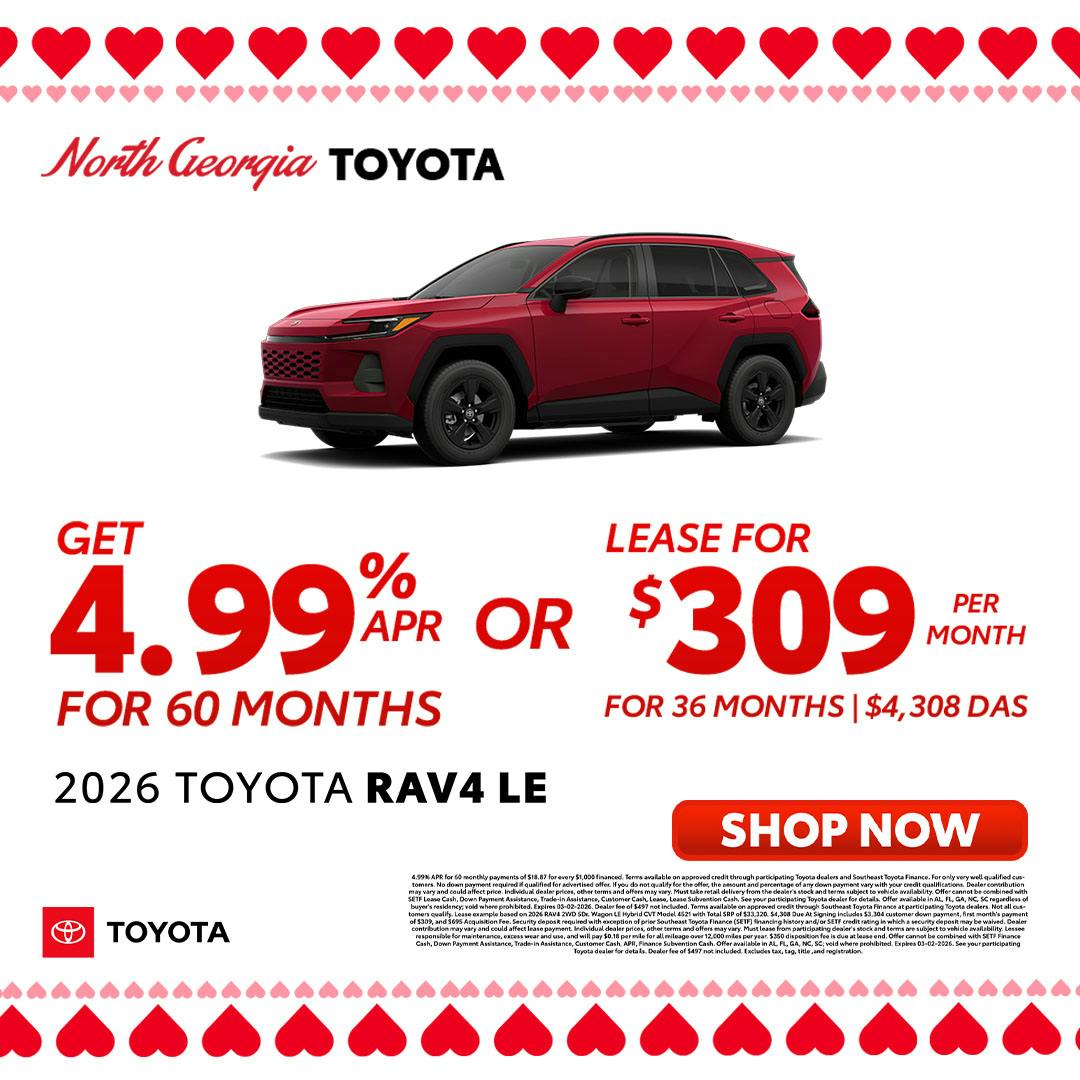 Toyota RAV4 Special Offer