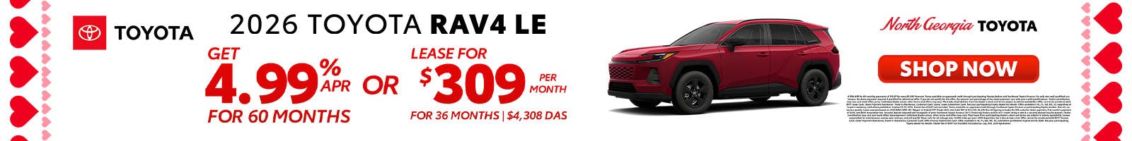 Toyota RAV4 Special Offer