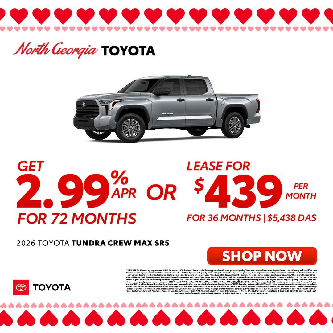 Toyota Tundra Special Offer
