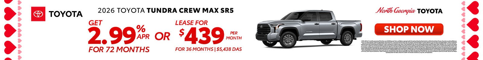 Toyota Tundra Special Offer