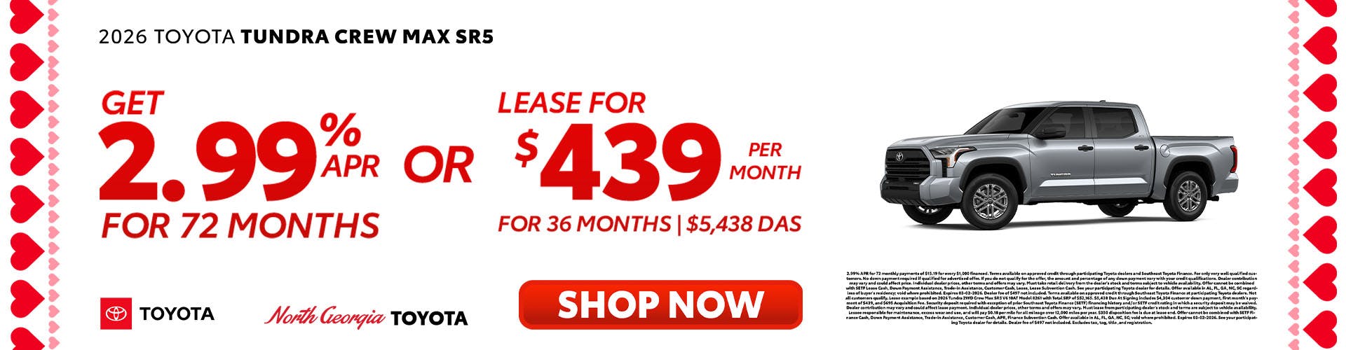 Toyota Tundra Special Offer