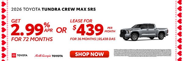 Toyota Tundra Special Offer | North Georgia Toyota
