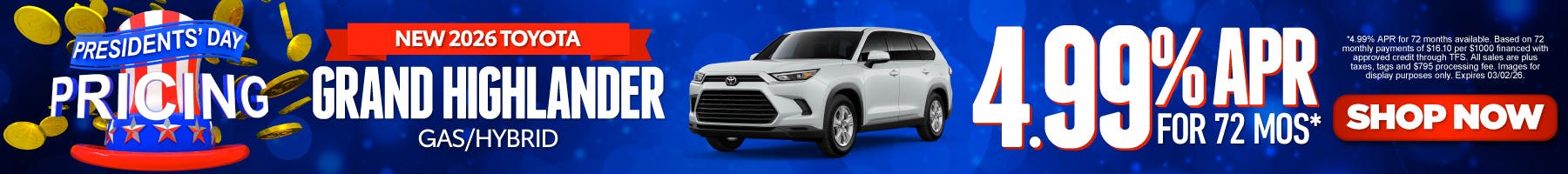 SAM – GRAND HIGHLANDER | Warrenton Toyota