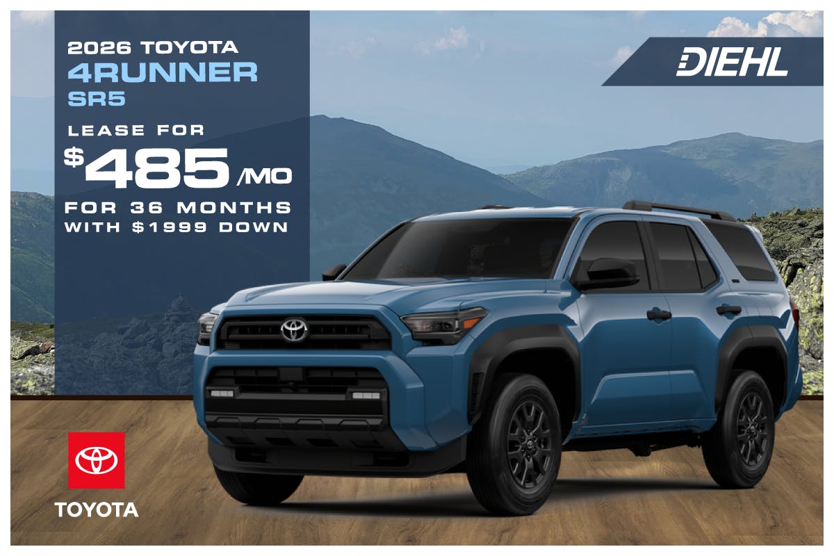 New 2026 Toyota 4Runner SR5 | Diehl Toyota of Hermitage