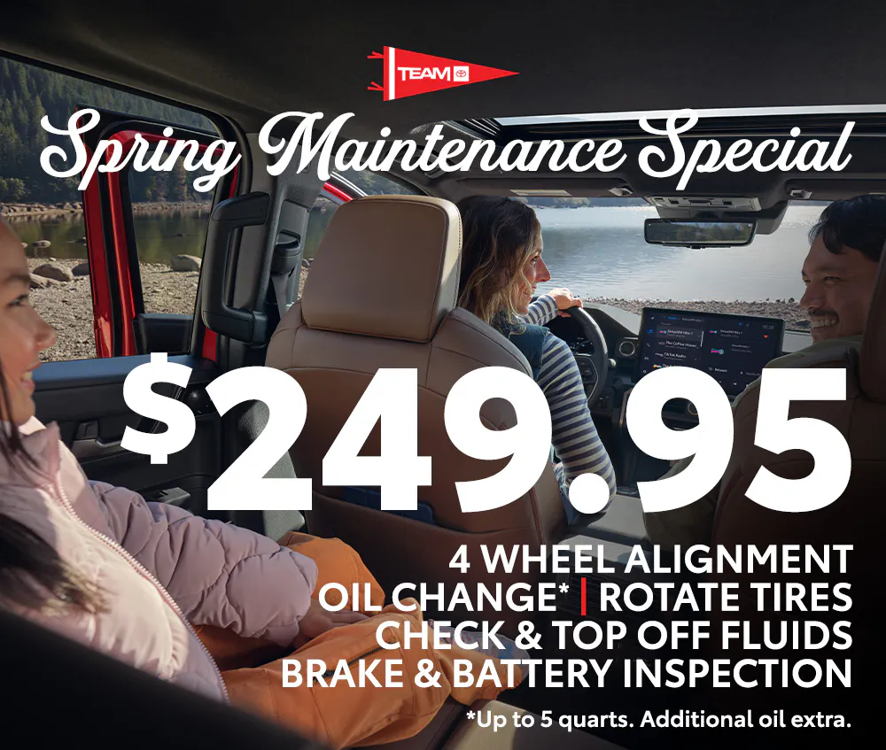 Spring Maintenance Special | Team Toyota of Princeton