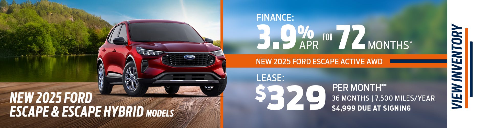 New 2025 Ford Escape and Escape Hybrid Models OR New 2025 Ford Escape Hybrid ST- Line Select AWD