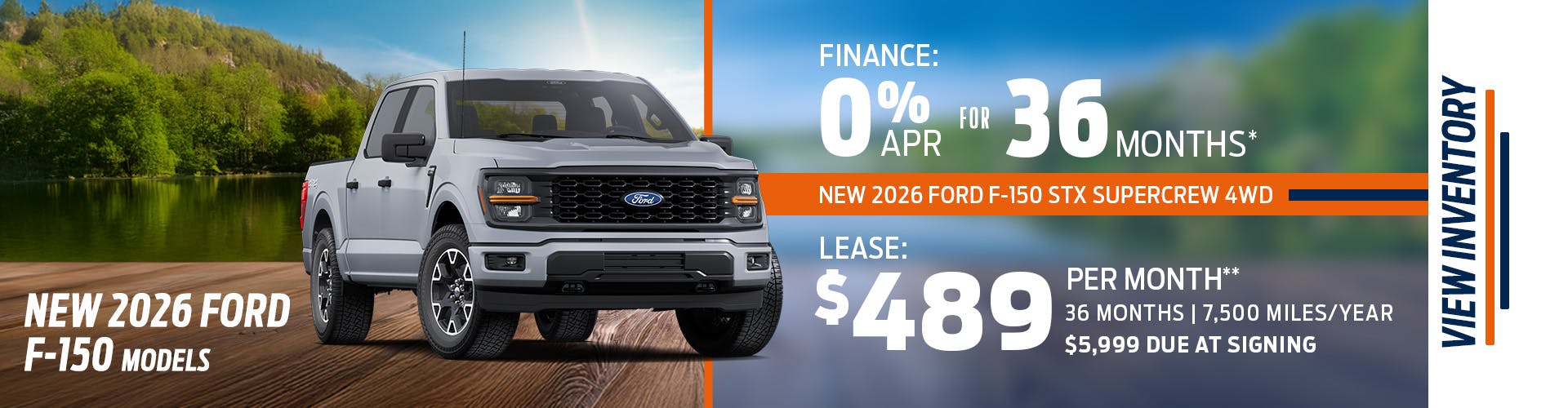 New 2026 Ford F-150 Models OR New 2026 Ford F-150 STX SuperCrew 4WD
