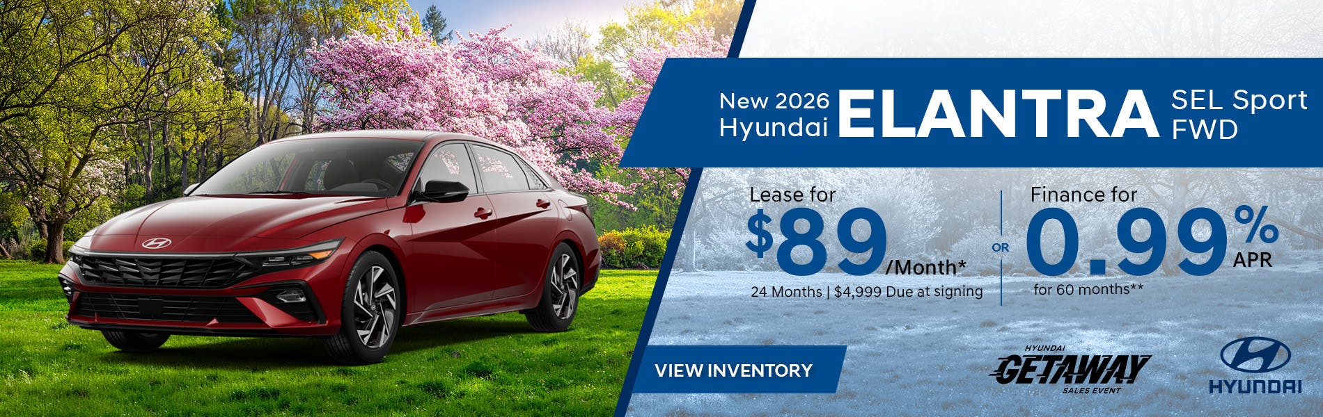 New 2026 Hyundai Elantra SEL Sport FWD
