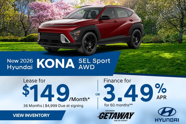 New 2026 Hyundai Kona SEL Sport AWD