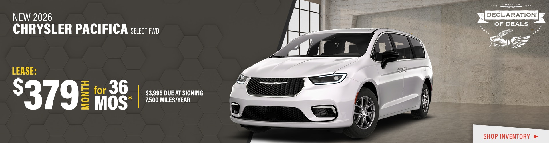 New 2026 Chrysler Pacifica Select FWD