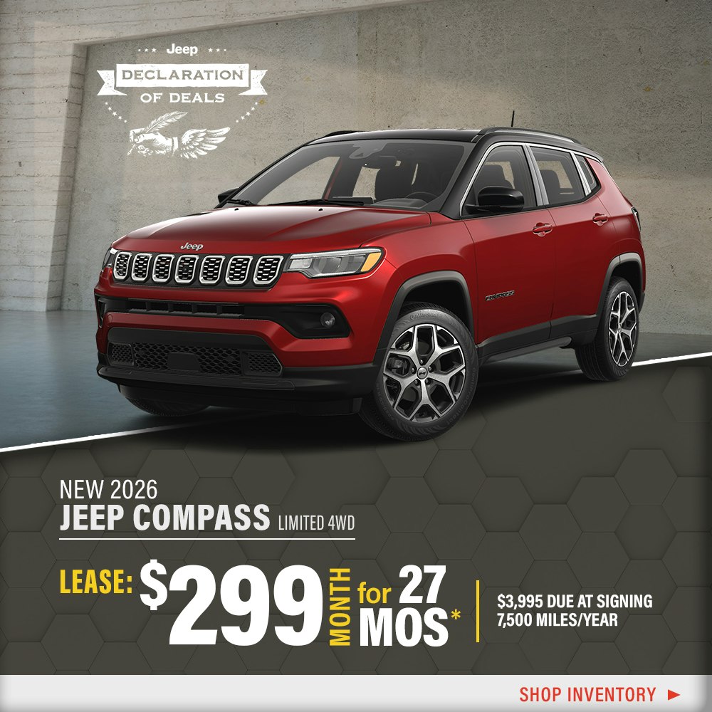 New 2026 Jeep Compass Limited 4WD