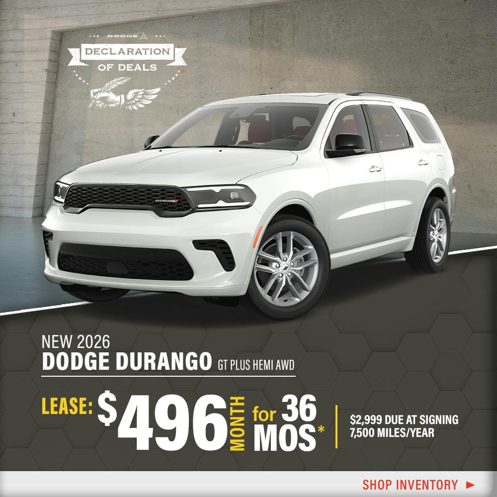 New 2026 Dodge Durango GT Plus Hemi AWD