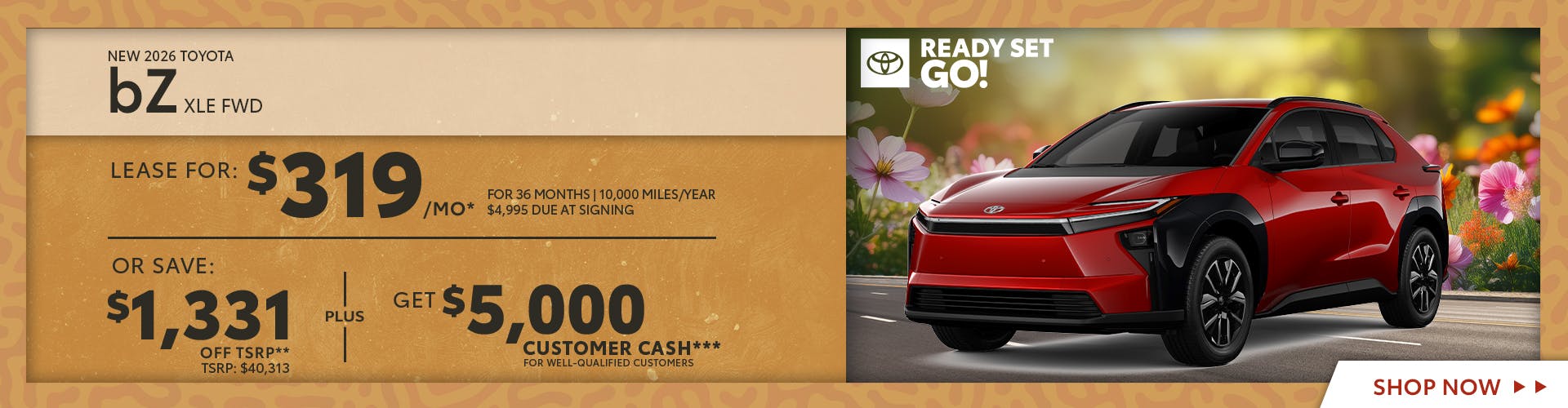 New 2026 Toyota bZ XLE FWD